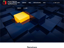 Tablet Screenshot of postboxservices.com